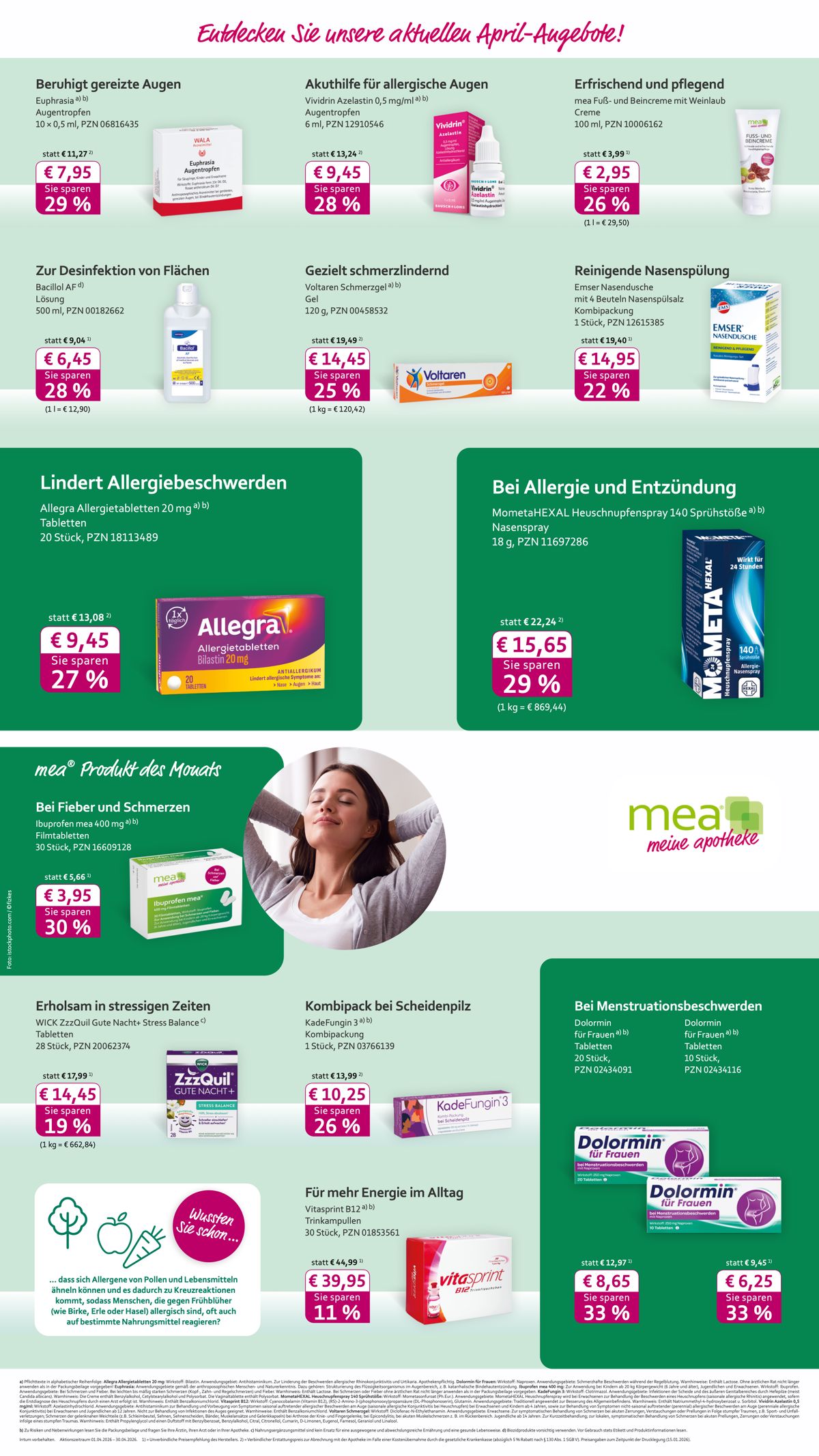 Aktuelle Monatsangebote