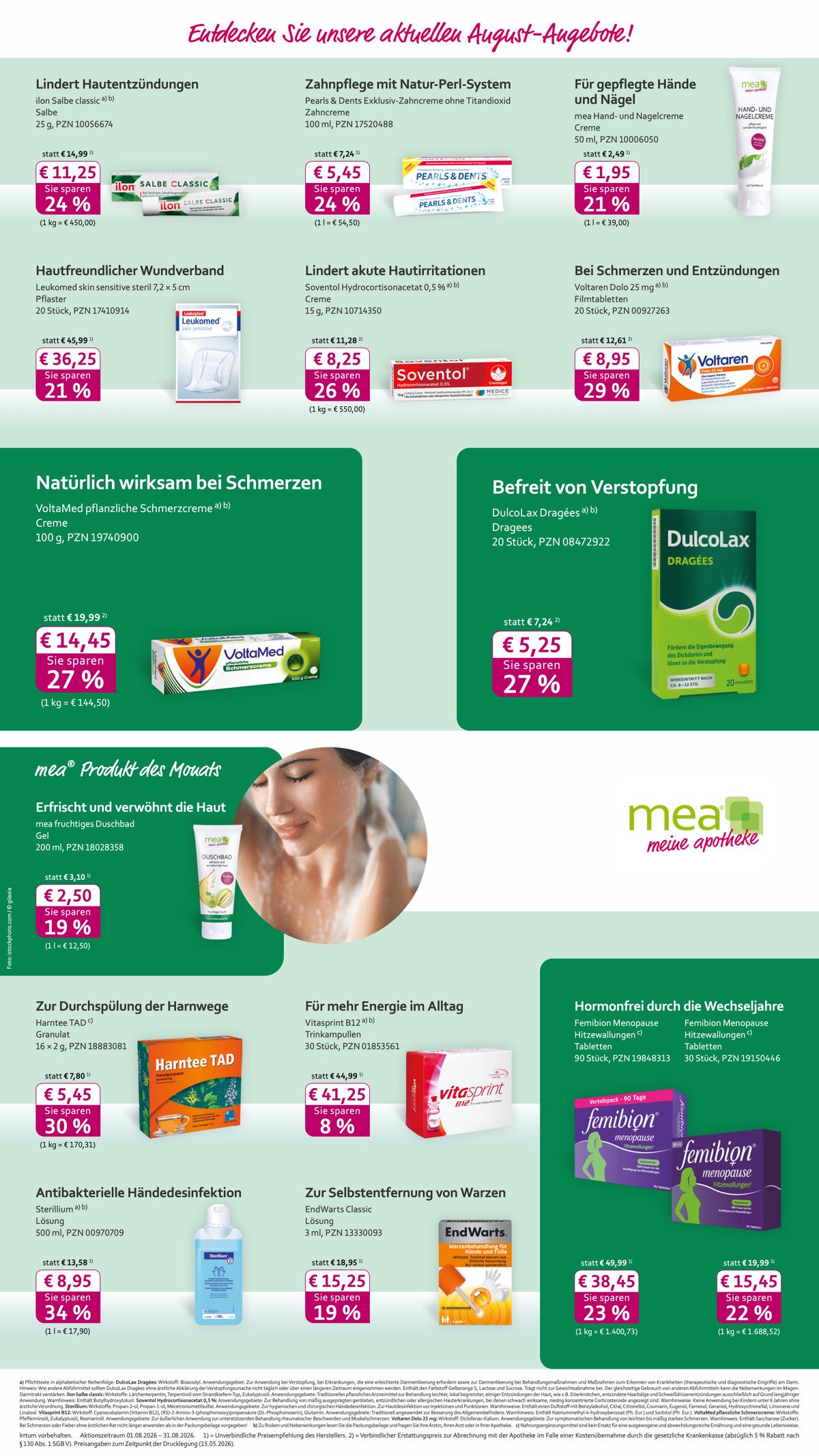 Aktuelle Angebote Aktuelle Monatsangebote